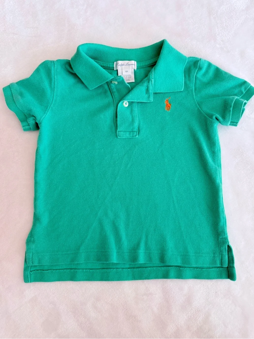 Ralph Lauren Infant Green Polo (size 18M)